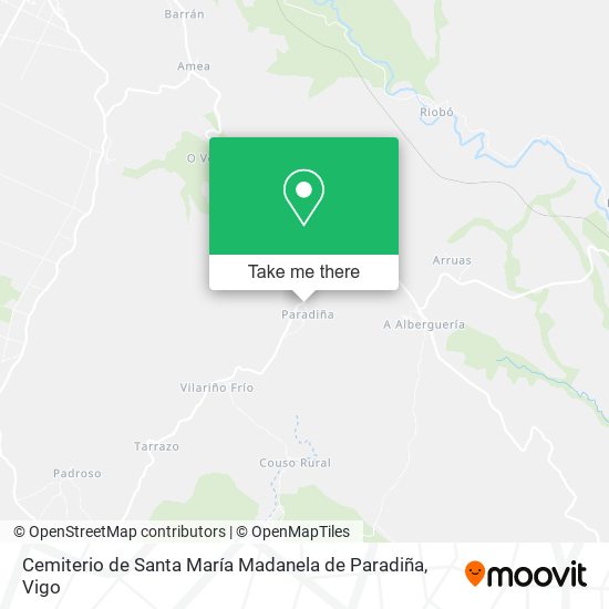 Cemiterio de Santa María Madanela de Paradiña map