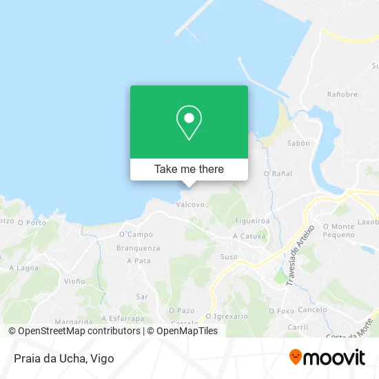 Praia da Ucha map