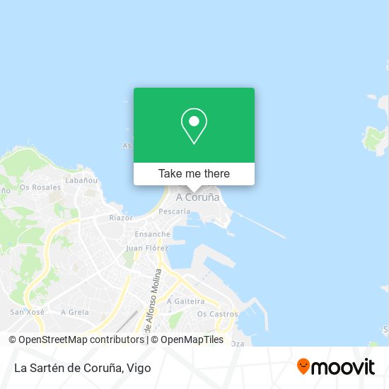 La Sartén de Coruña map