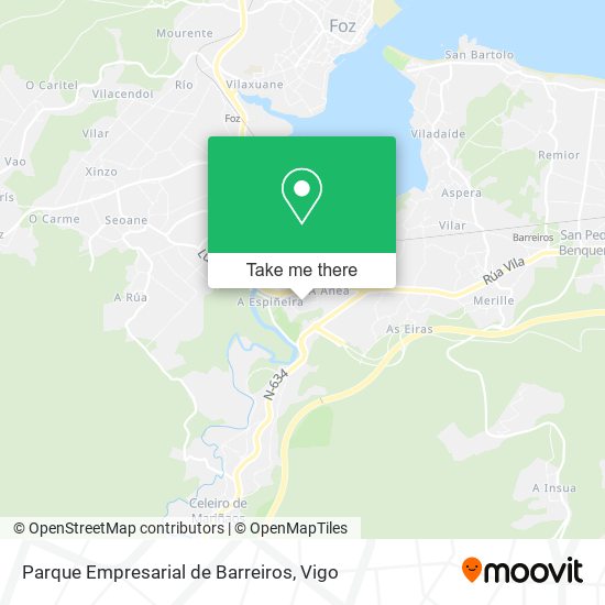 Parque Empresarial de Barreiros map