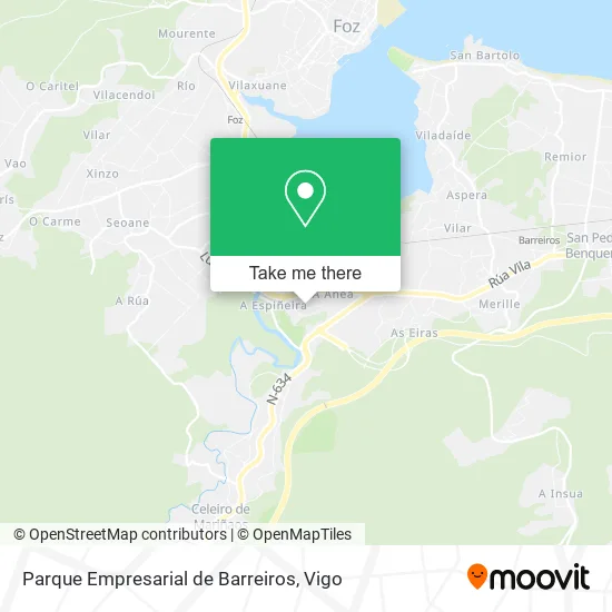 Parque Empresarial de Barreiros map