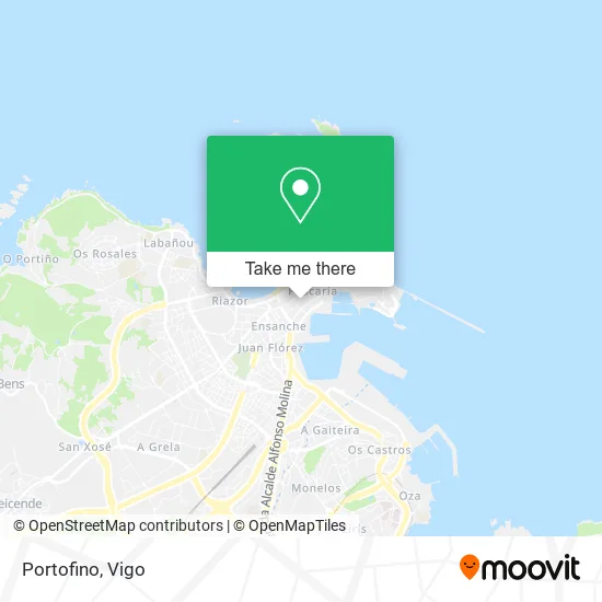 Portofino map