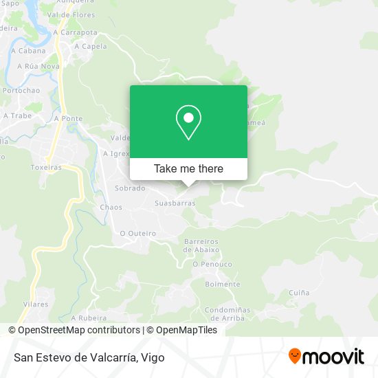 San Estevo de Valcarría map