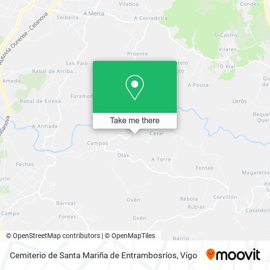 Cemiterio de Santa Mariña de Entrambosríos map