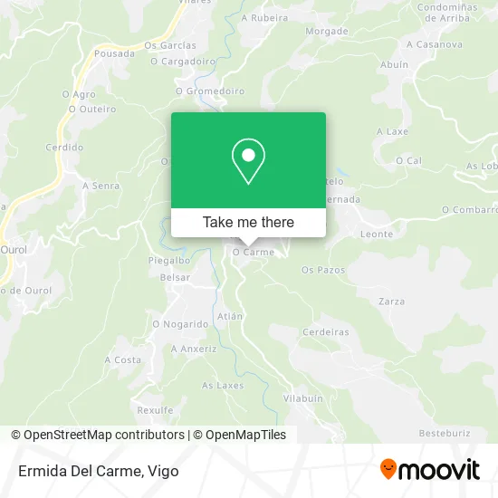 Ermida Del Carme map