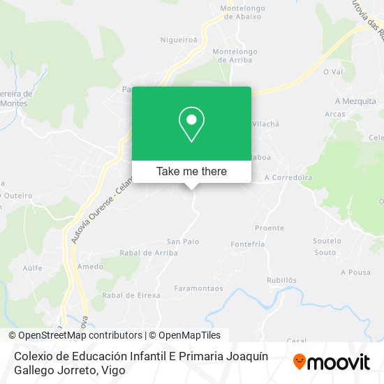 Colexio de Educación Infantil E Primaria Joaquín Gallego Jorreto map