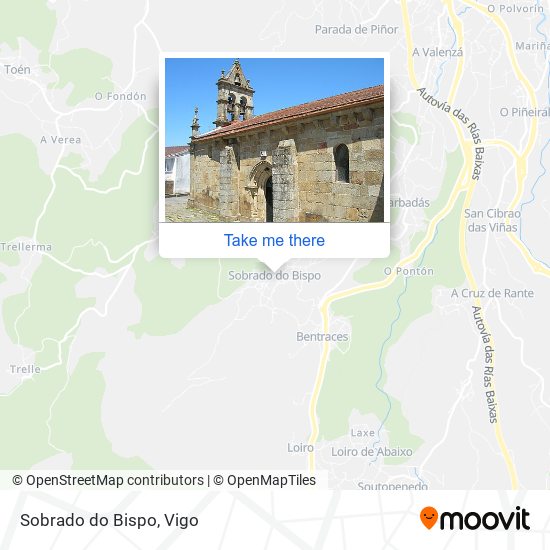 Sobrado do Bispo map