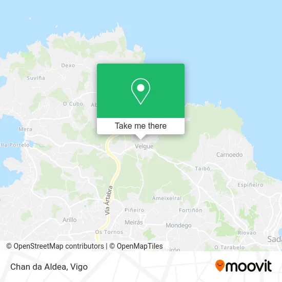 Chan da Aldea map