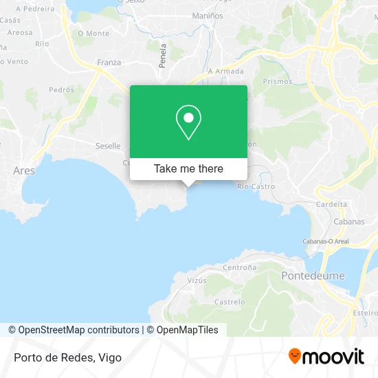 Porto de Redes map