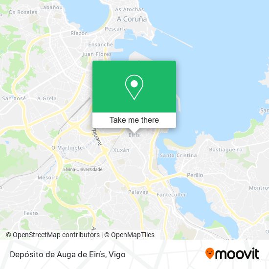 Depósito de Auga de Eirís map