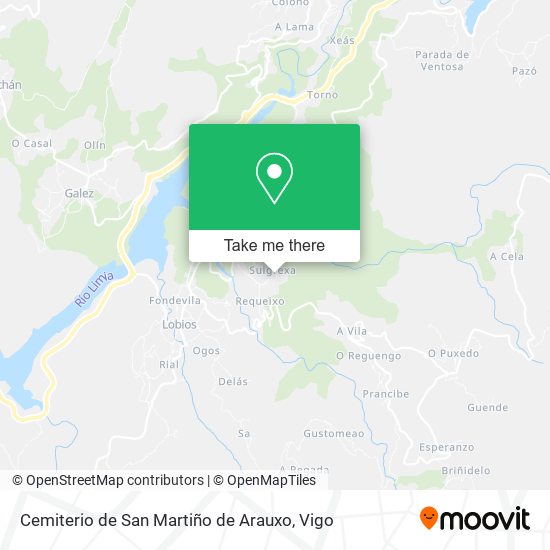 Cemiterio de San Martiño de Arauxo map