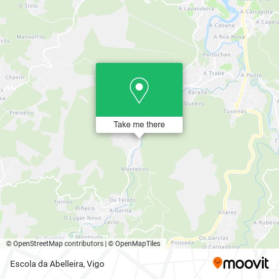 mapa Escola da Abelleira