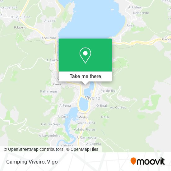 Camping Viveiro map