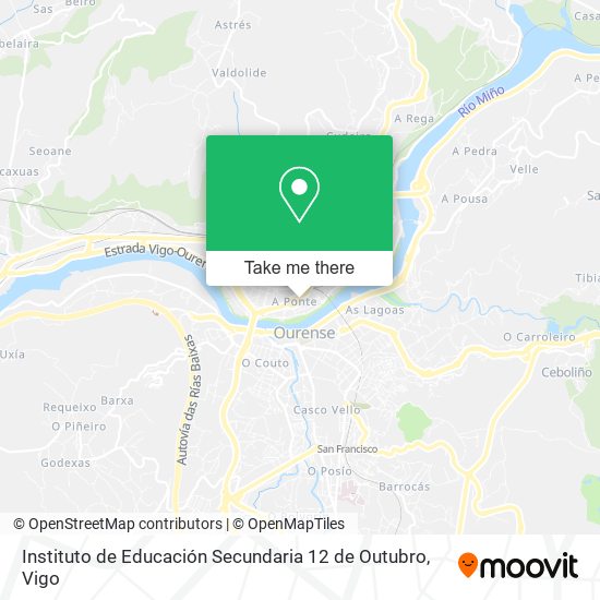 Instituto de Educación Secundaria 12 de Outubro map