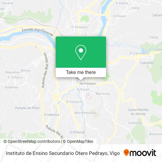 Instituto de Ensino Secundario Otero Pedrayo map