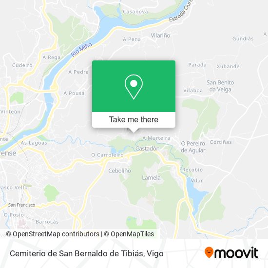 Cemiterio de San Bernaldo de Tibiás map