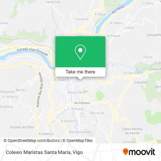 Colexio Maristas Santa María map