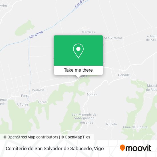 Cemiterio de San Salvador de Sabucedo map