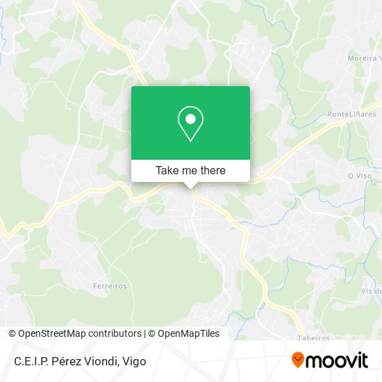 C.E.I.P. Pérez Viondi map