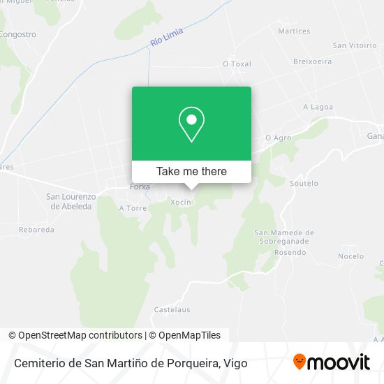Cemiterio de San Martiño de Porqueira map