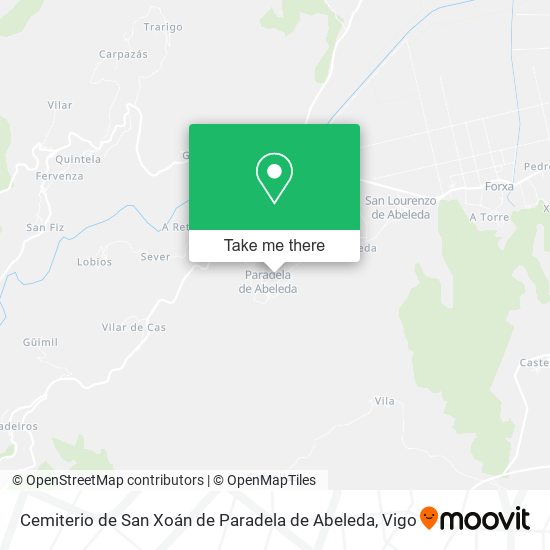 Cemiterio de San Xoán de Paradela de Abeleda map