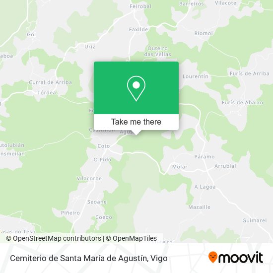 Cemiterio de Santa María de Agustín map
