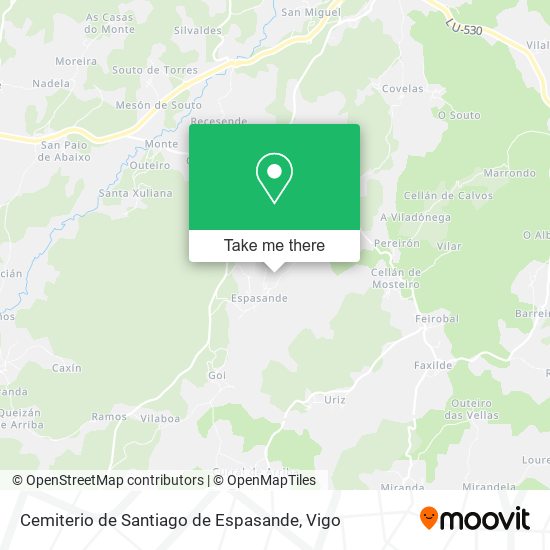Cemiterio de Santiago de Espasande map