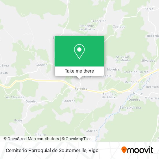 Cemiterio Parroquial de Soutomerille map
