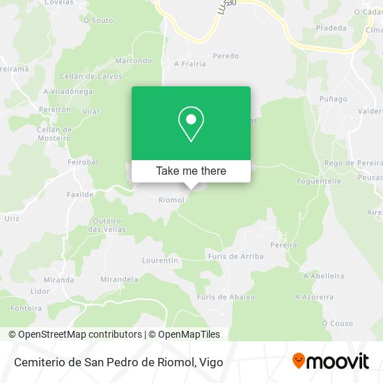 Cemiterio de San Pedro de Riomol map