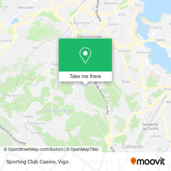 mapa Sporting Club Casino