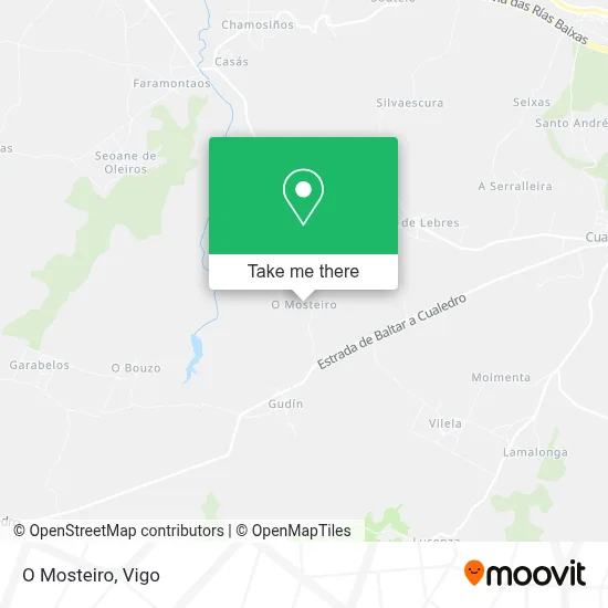 O Mosteiro map