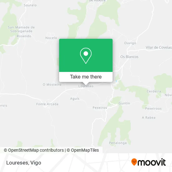 Loureses map