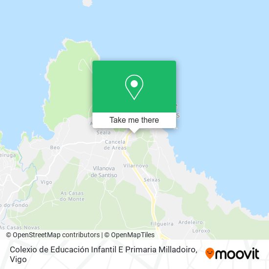Colexio de Educación Infantil E Primaria Milladoiro map