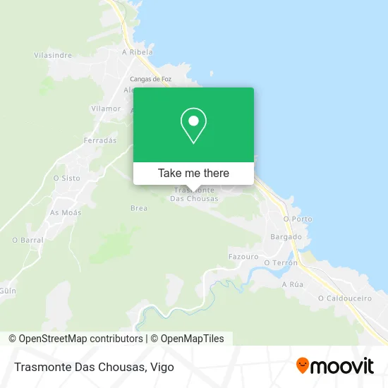 Trasmonte Das Chousas map