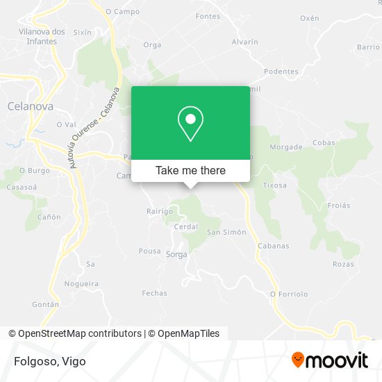 Folgoso map