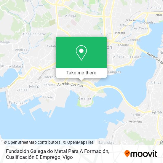 Fundación Galega do Metal Para A Formación, Cualificación E Emprego map