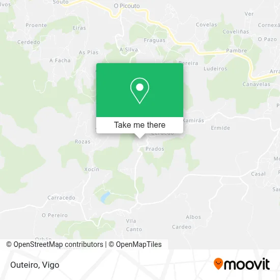 Outeiro map