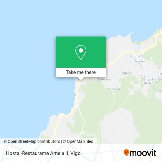 Hostal-Restaurante Arnela II map