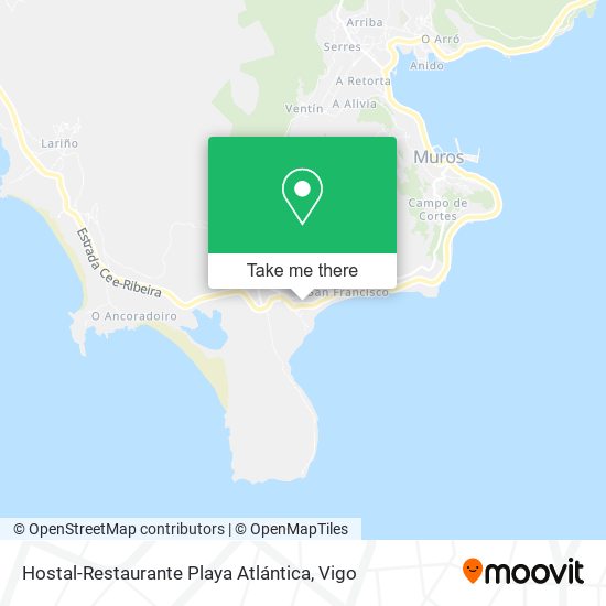 Hostal-Restaurante Playa Atlántica map