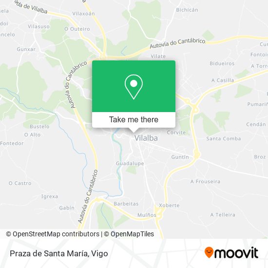 Praza de Santa María map