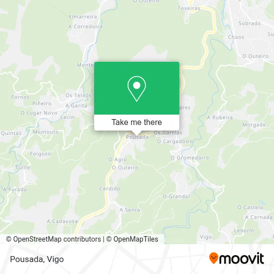 Pousada map