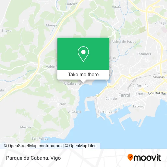 Parque da Cabana map