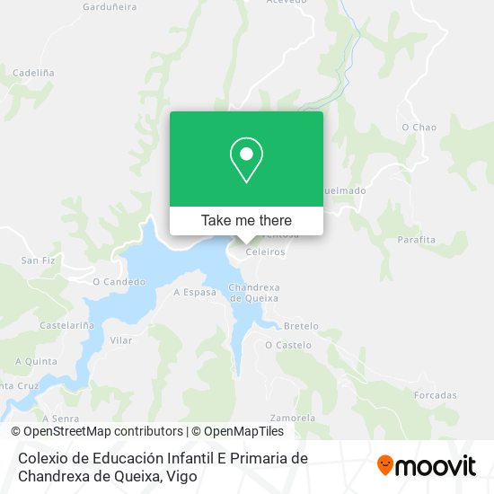 Colexio de Educación Infantil E Primaria de Chandrexa de Queixa map