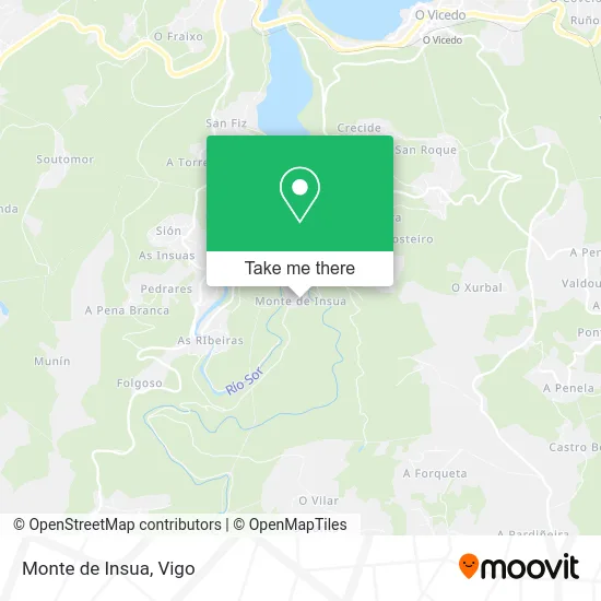 Monte de Insua map