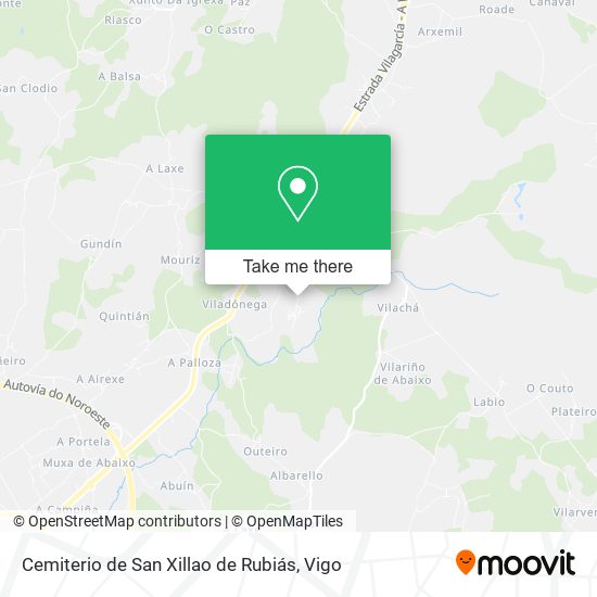 Cemiterio de San Xillao de Rubiás map