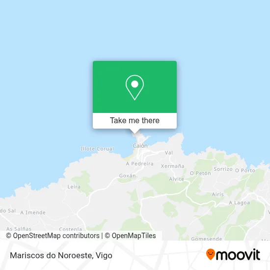 Mariscos do Noroeste map