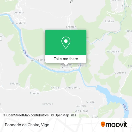 Poboado da Chaira map