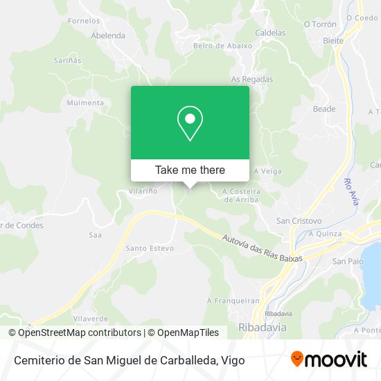 Cemiterio de San Miguel de Carballeda map