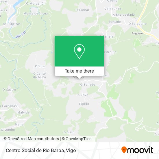 Centro Social de Río Barba map