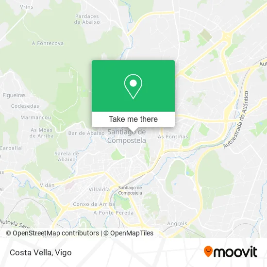 Costa Vella map